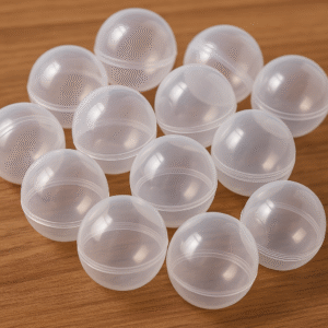 Şeffaf 50 mm oyuncak kapsülleri