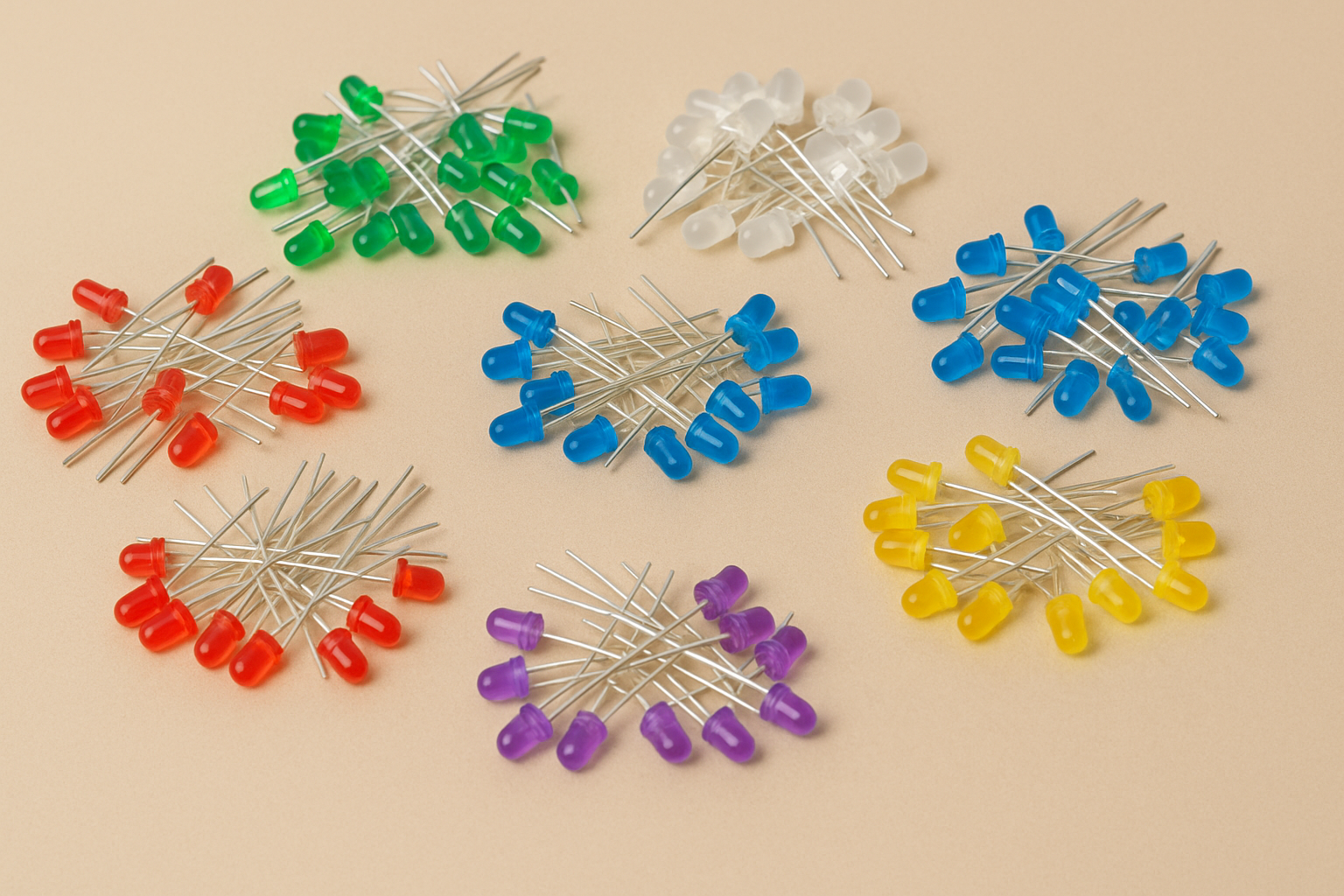 100 LEDs de 5 mm para qualquer projeto DIY: cor, potência e um preço ...